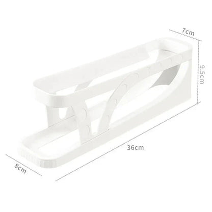 Egg Storage Box Automatic Scrolling Egg Holder Egg Storage Rack | Bowlift