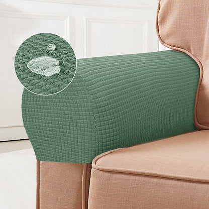 BowLift | Stretch Armrest Covers – Spandex Covers for Chairs & Armchairs, Set of 2, Bordeaux