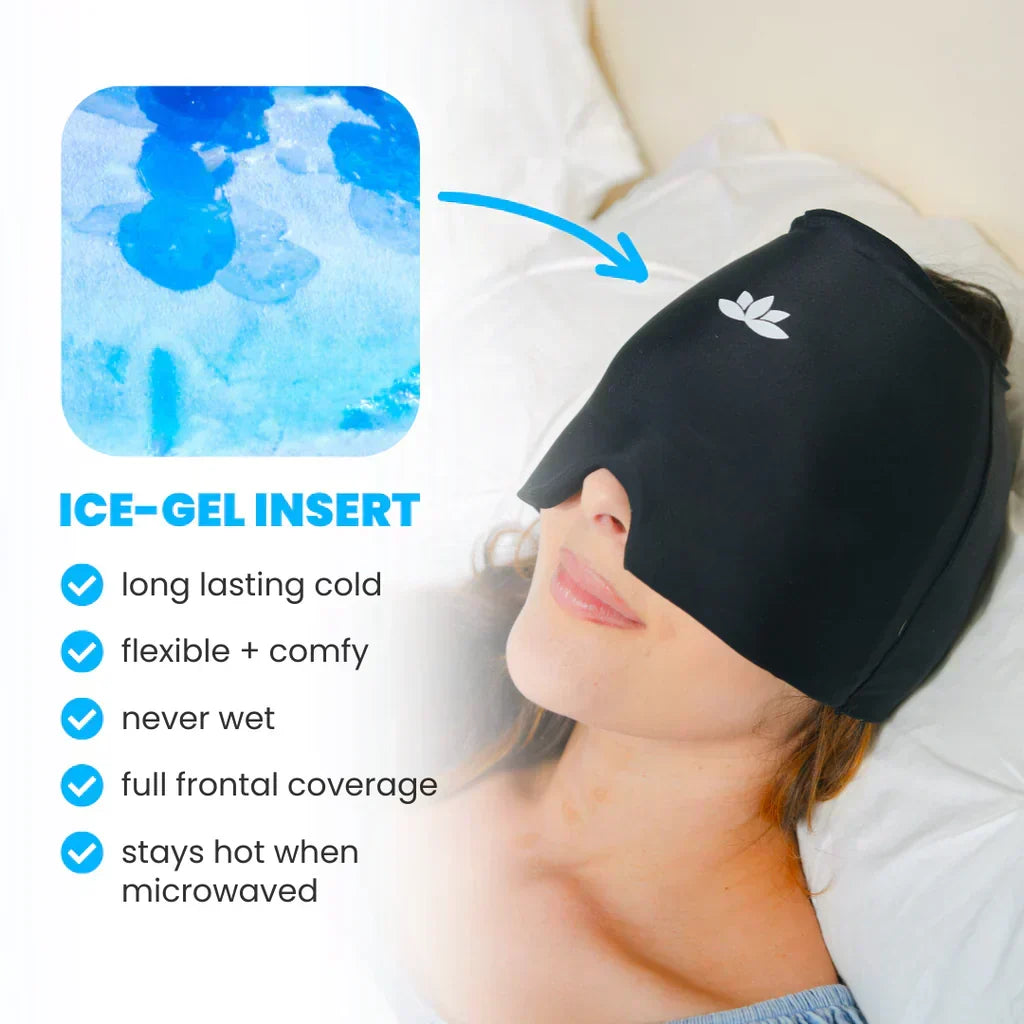 HeadRelax Warm-Cold Therapy Mask – Relieves Migraine & Headaches instantly | Brehn