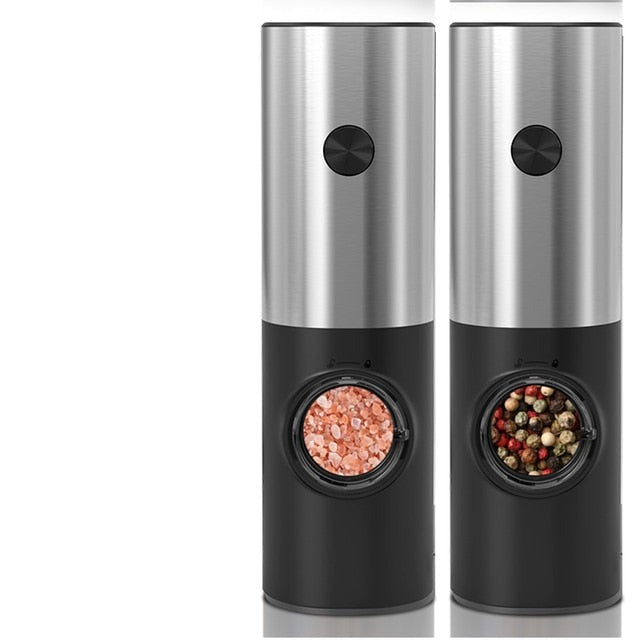 Electric automatic pepper and salt grinder with LED light | Karnz