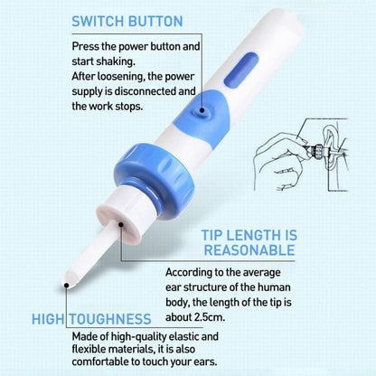 BowLift | Ear Cleaner with Vibration and Vacuum – Safe and Painless for Adults & Children