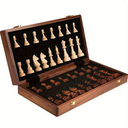 Skanto | Handmade Wooden Chess Set with Extra Pieces
