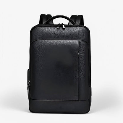 Kalsten | EXECUTREK – Elegant Leather Laptop Backpack with USB Port