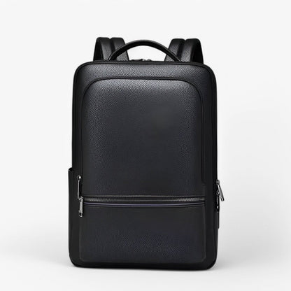 Kalsten | EXECUTREK – Elegant Leather Laptop Backpack with USB Port