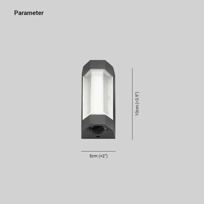 Kalsten | Outdoor Wall Light Waterproof Metal LED Lamp