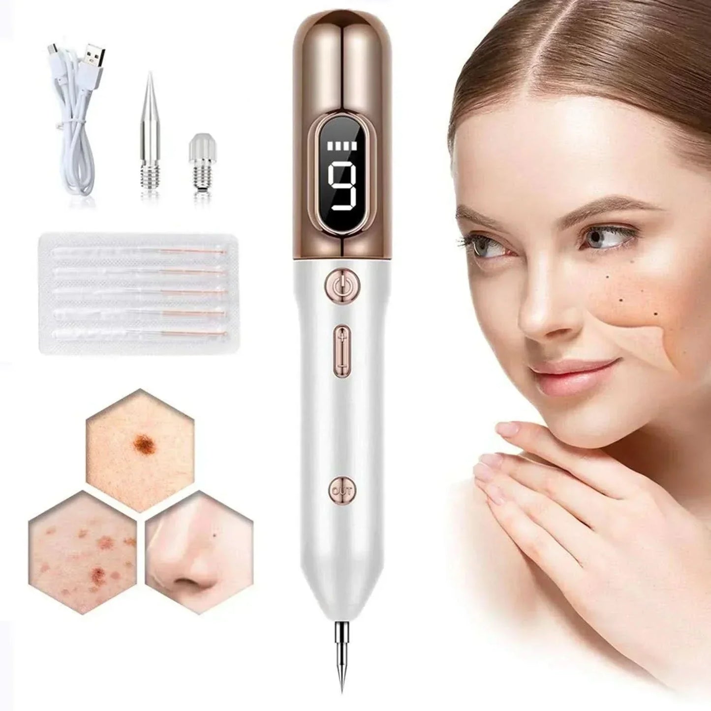 BowLift | Plasma Skin Tag Remover Pen with LCD