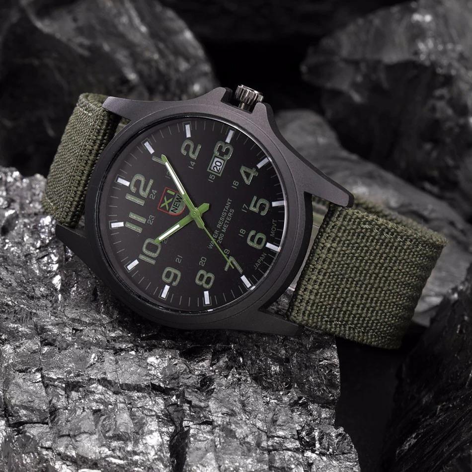 Tactical Men's Watch AdventureTime – Waterproof and Shock Resistant with LED | Bowlift