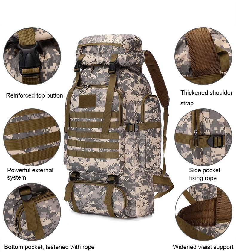 Tactical Backpack 80L – For Worry-Free Adventures