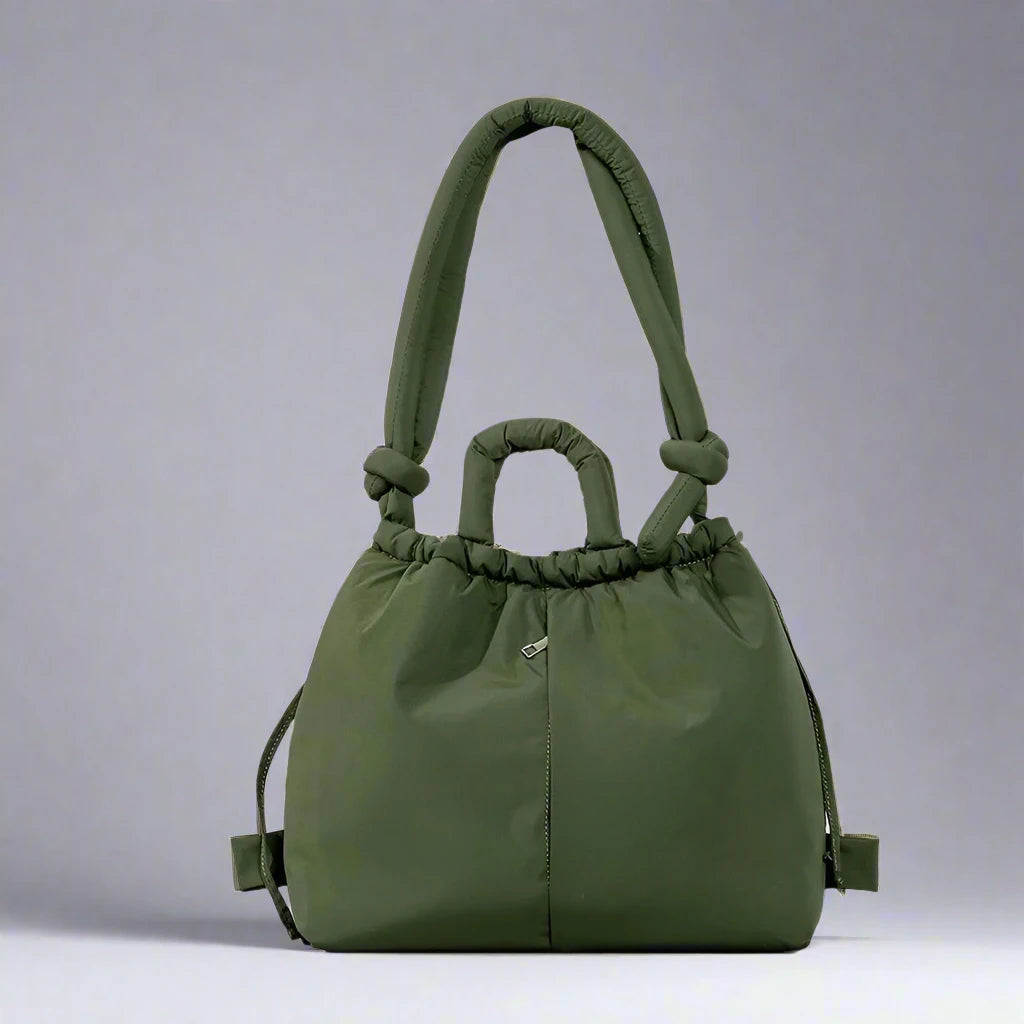 Skanto | Riva Puffer Handbag – Stylish Tote Bag with Shoulder Strap