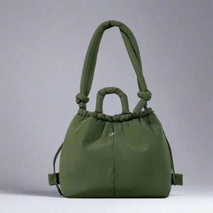 Skanto | Riva Puffer Handbag – Stylish Tote Bag with Shoulder Strap