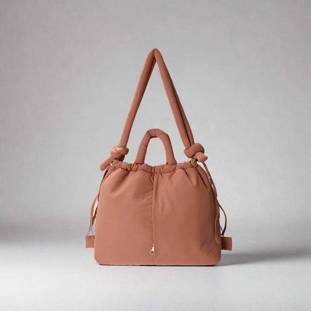 Skanto | Riva Puffer Handbag – Stylish Tote Bag with Shoulder Strap