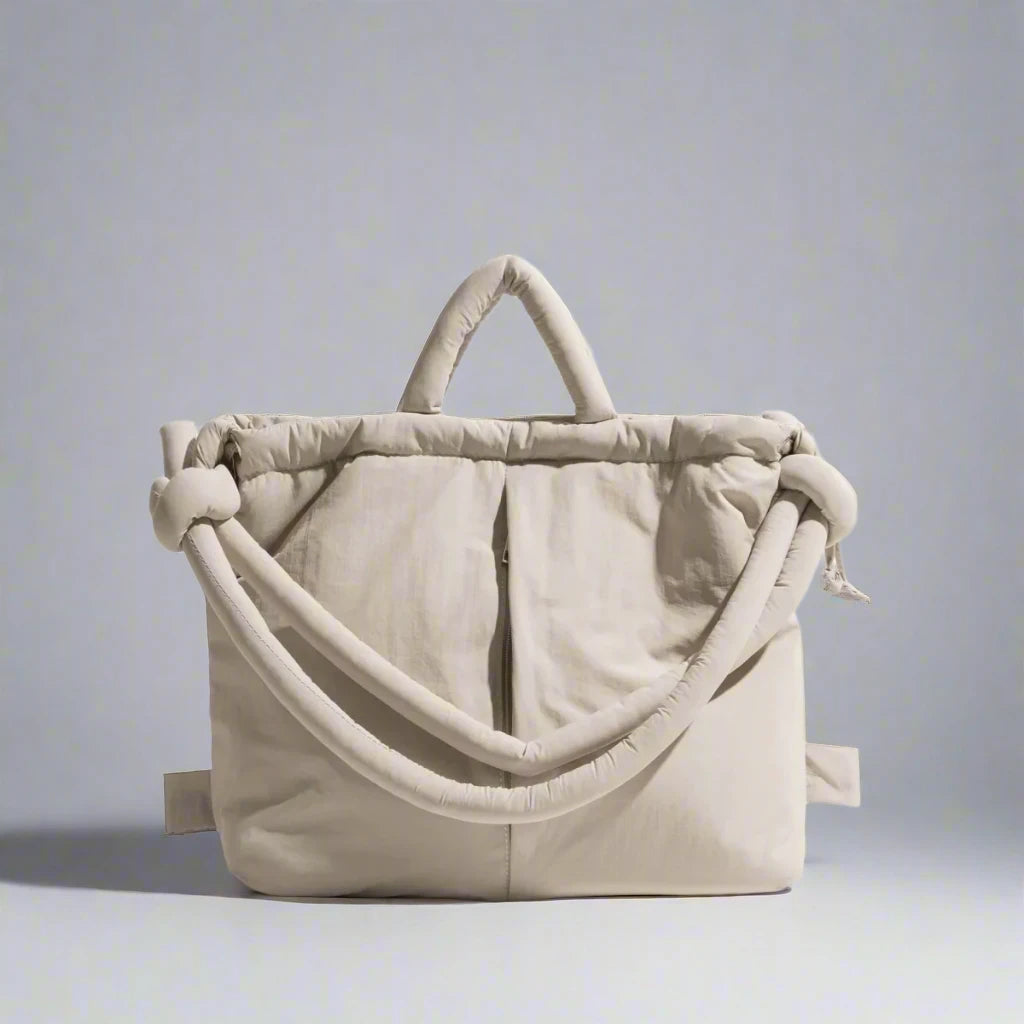 Skanto | Riva Puffer Handbag – Stylish Tote Bag with Shoulder Strap