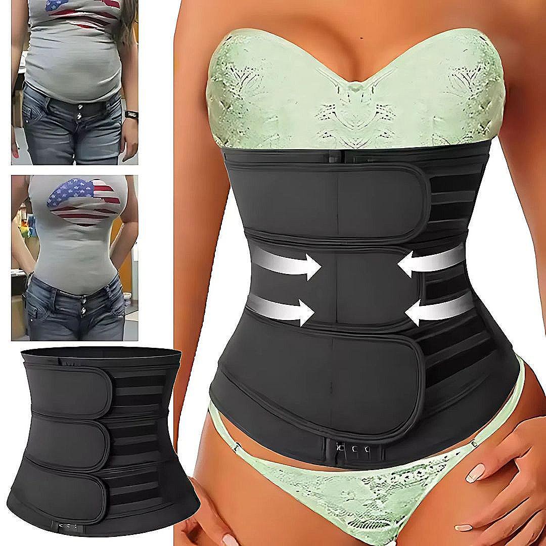 ThermoCore | Waist Trainer – Triple Compression – Breathable Neoprene Fit – Post-Workout & Postpartum Breast Lift