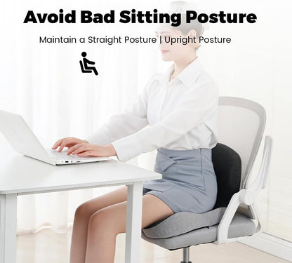 BowLift | BODYFORM PAD – Ergonomic Memory Foam Seat Cushion for Everyday Comfort