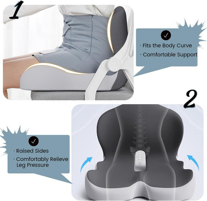 BowLift | BODYFORM PAD – Ergonomic Memory Foam Seat Cushion for Everyday Comfort