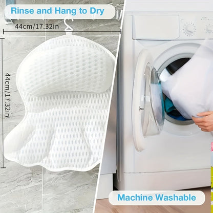 Karnz | Ergonomic Mesh Spa Bath Pillow