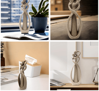 Skanto | Eternal Embrace – Abstract Sculpture for Timeless Love