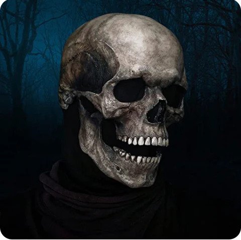 SkullJaw Halloween Creepy Skull Design