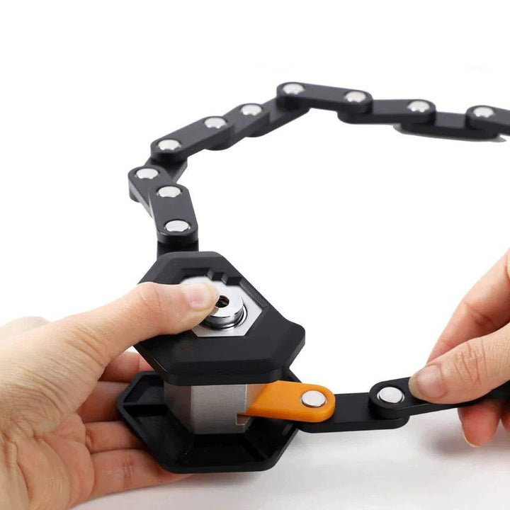 BowLift | SafeRide Foldable Heavy-Duty Anti-Theft Bike Lock – Ultra Strong Security Chain