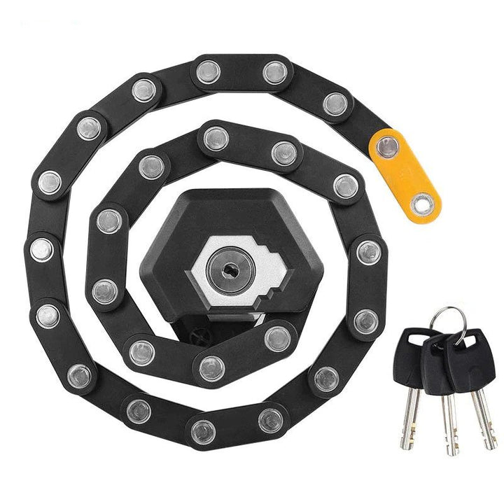 BowLift | SafeRide Foldable Heavy-Duty Anti-Theft Bike Lock – Ultra Strong Security Chain