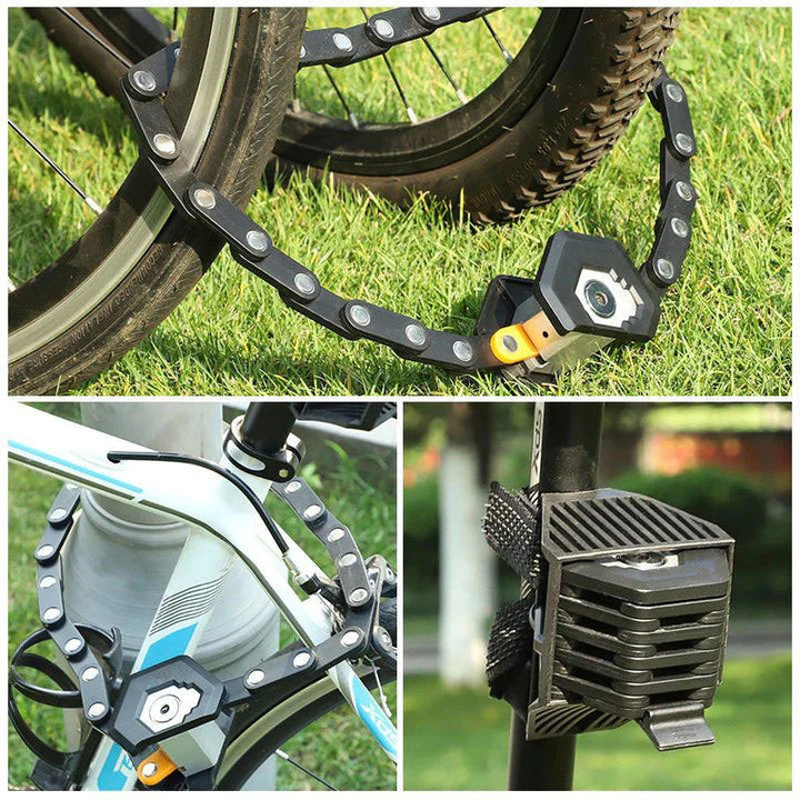 BowLift | SafeRide Foldable Heavy-Duty Anti-Theft Bike Lock – Ultra Strong Security Chain