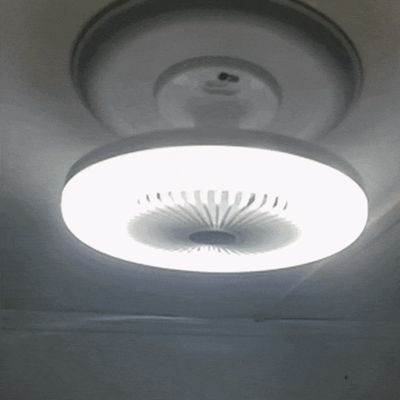 LED Ceiling Fan for Screw Installation – No Electrician Needed, Includes Remote Control | Skanto