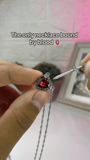 Skanto | Heart and Sword Couple Necklaces