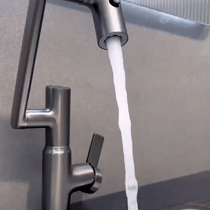 Skanto | FLOWAXIS – 360° Swivel Kitchen Faucet with Adjustable Height & Temperature Display
