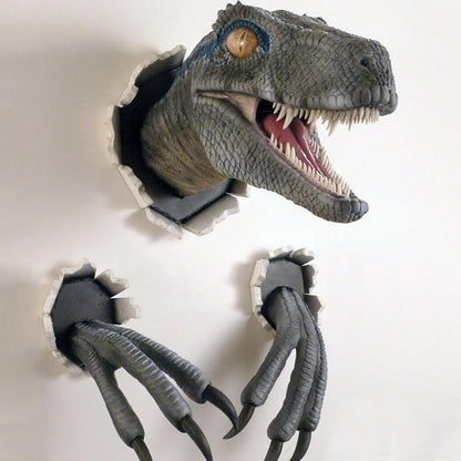 BowLift | Wall Bursting Velociraptor Decorations