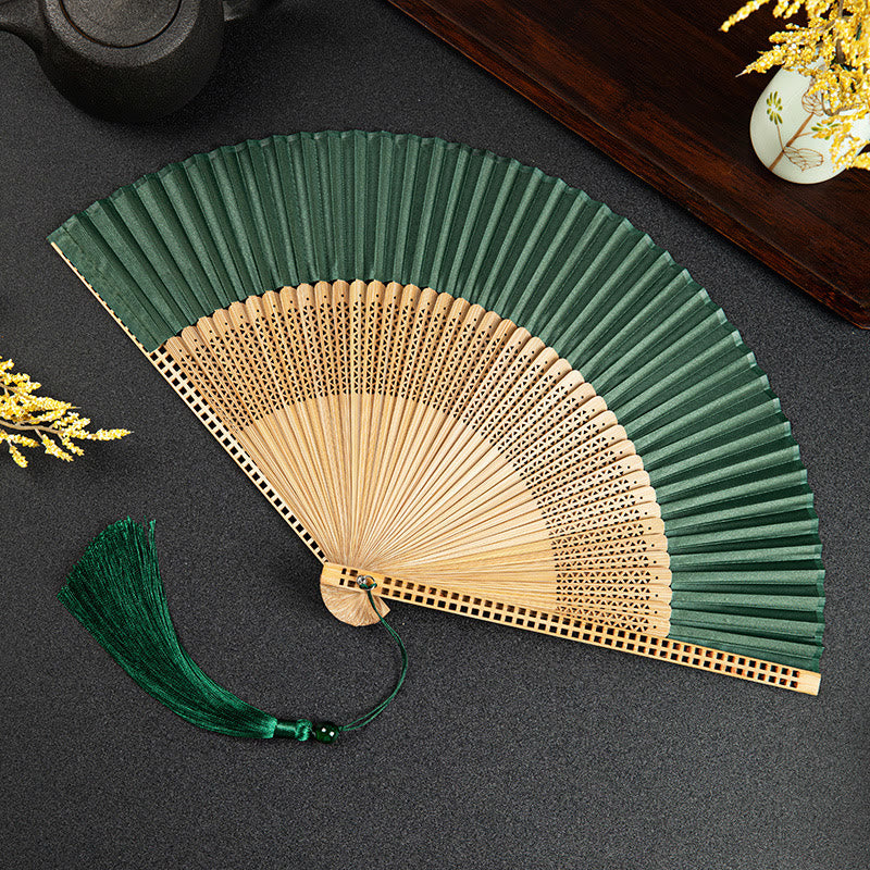 Skanto | Bamboo Silk Fan