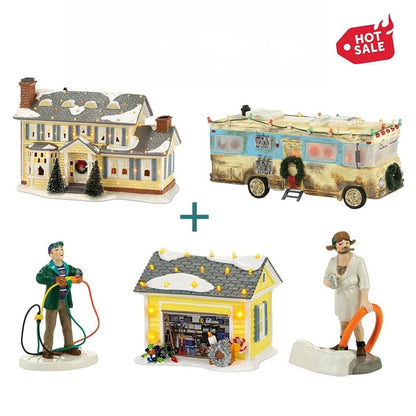 Skanto | Griswold Ceramic Christmas Village House - With Sound, LED & Music Reaction