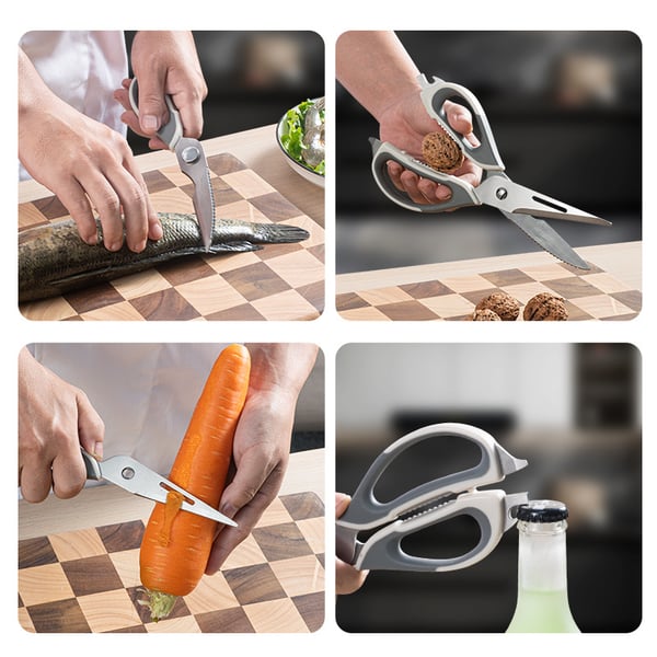 BowLift | ChefSecret – 5-in-1 multifunctional kitchen scissors for easy cutting