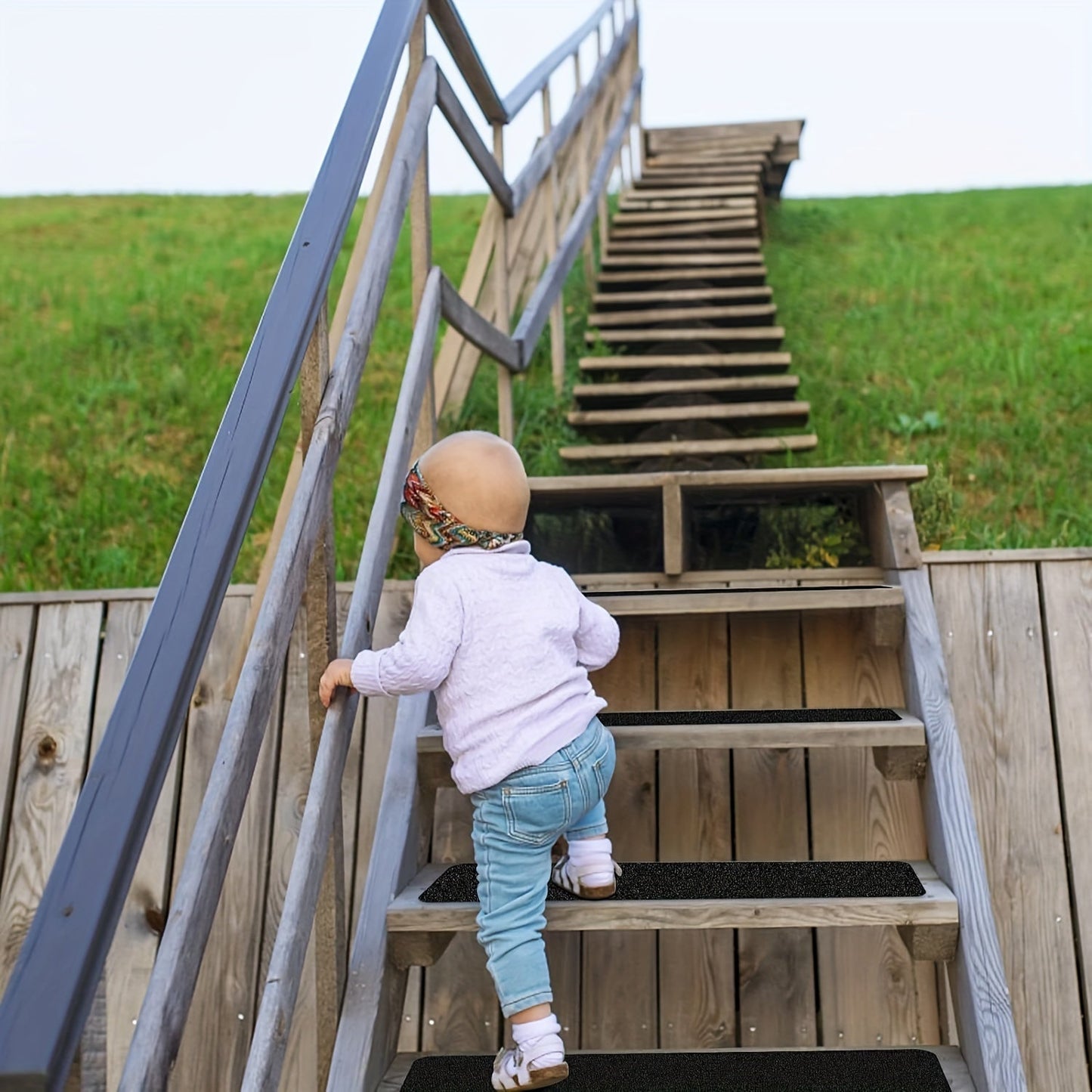 Anti-Slip Stair Strips – 10 Pack