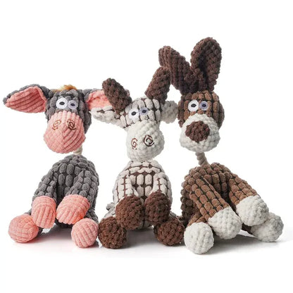 Squeaky plush toy for dogs