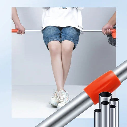 Retractable double-layered car wash brush