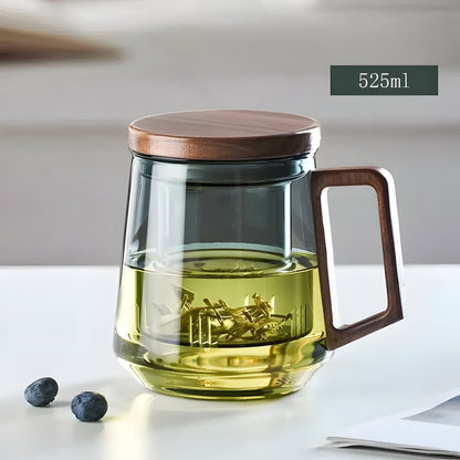 ArtisanBrew Mug – Heat-resistant Glass Mug for Tea | Brehn