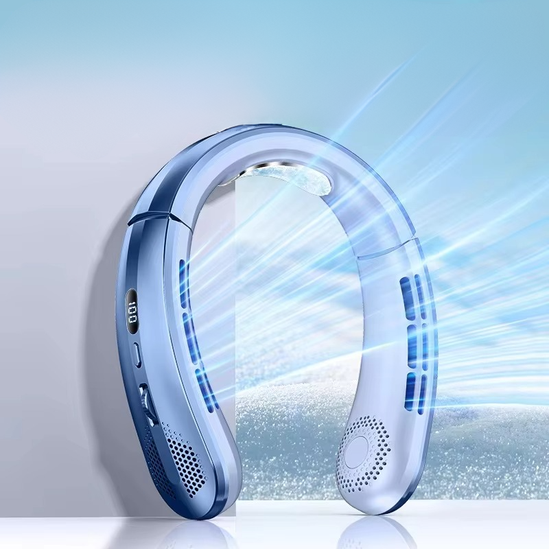 Portable Neck Air Conditioner Fan, rechargeable, bladeless, personal wearable