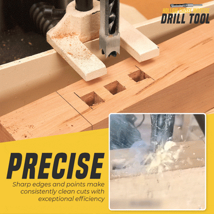 Kalsten | Hollow chisel bit – Precise square hole wood tool