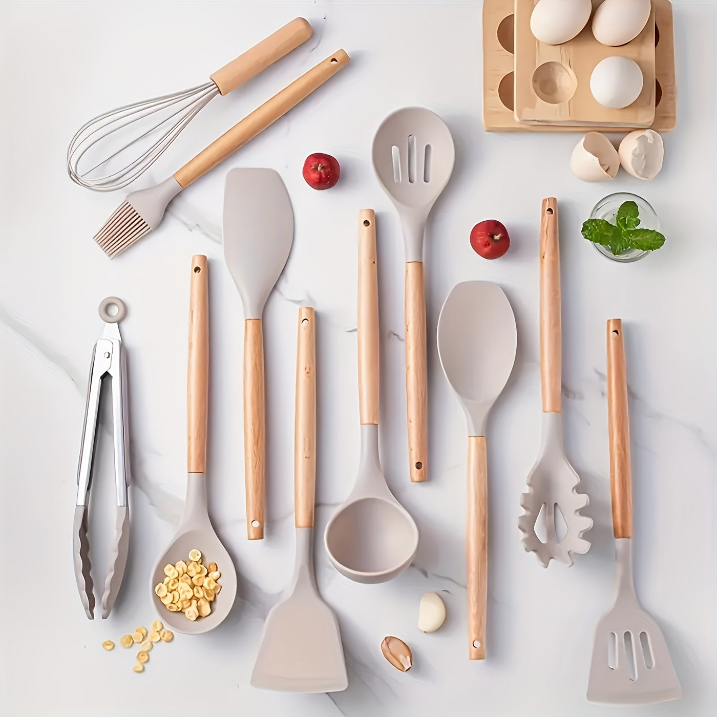 Canaya - Luxury Silicone Kitchen Utensil Set (12-Piece) Skanto