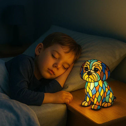 Lumidog Handmade Illuminating Dog Lamp – Ambient Lighting and Gift | Bowlift