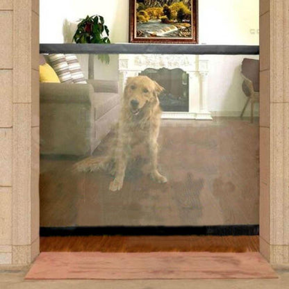 Skanto | Indoor Dog Fence The Magic Mesh Expandable Indoor Dog Gate
