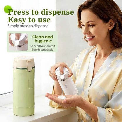 4-in-1 Travel Toiletry Dispenser Skanto