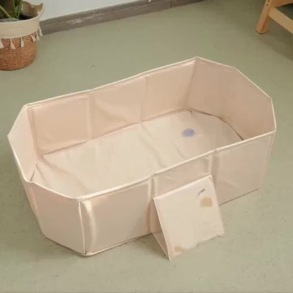 Skanto | AquaLounge Foldable Bathtub | PVC | For 1–3 People | With Shelves & Fast Fill System