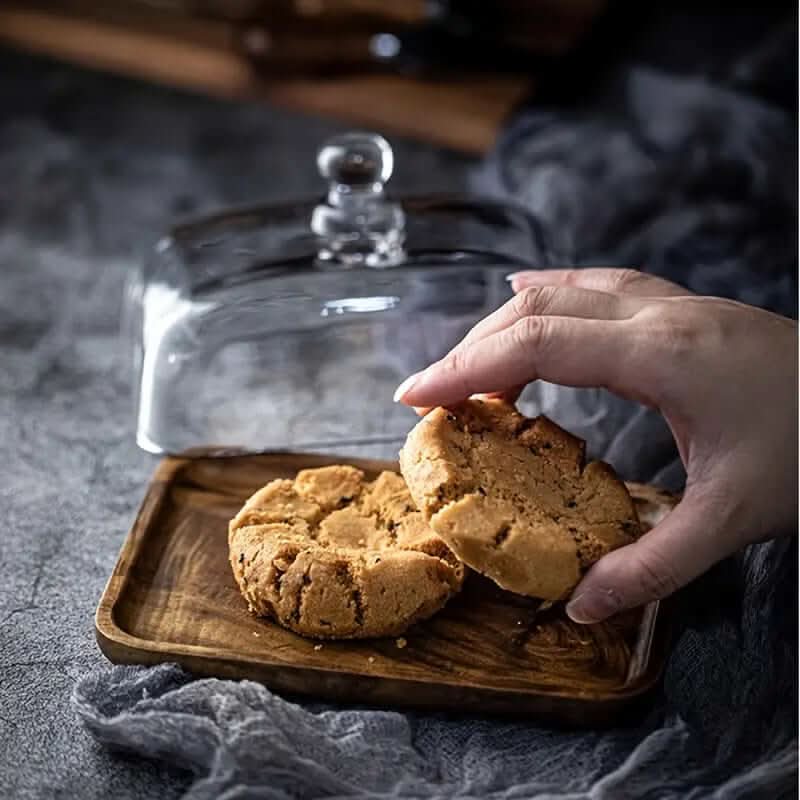 Skanto | Three Butter Dishes with Glass Lids – Elegant Serveware