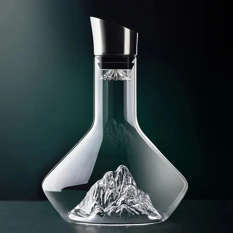 1500ml Iceberg Crystal Decanter – Exquisite lead-free wine aerator