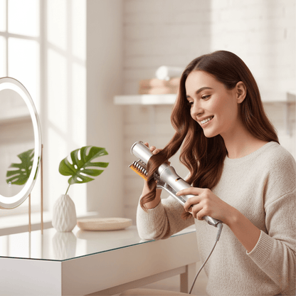Kalsten | 2-in-1 Rotating Hair Brush for Effortless Styling