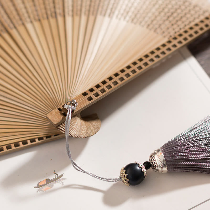 Skanto | Bamboo Silk Fan