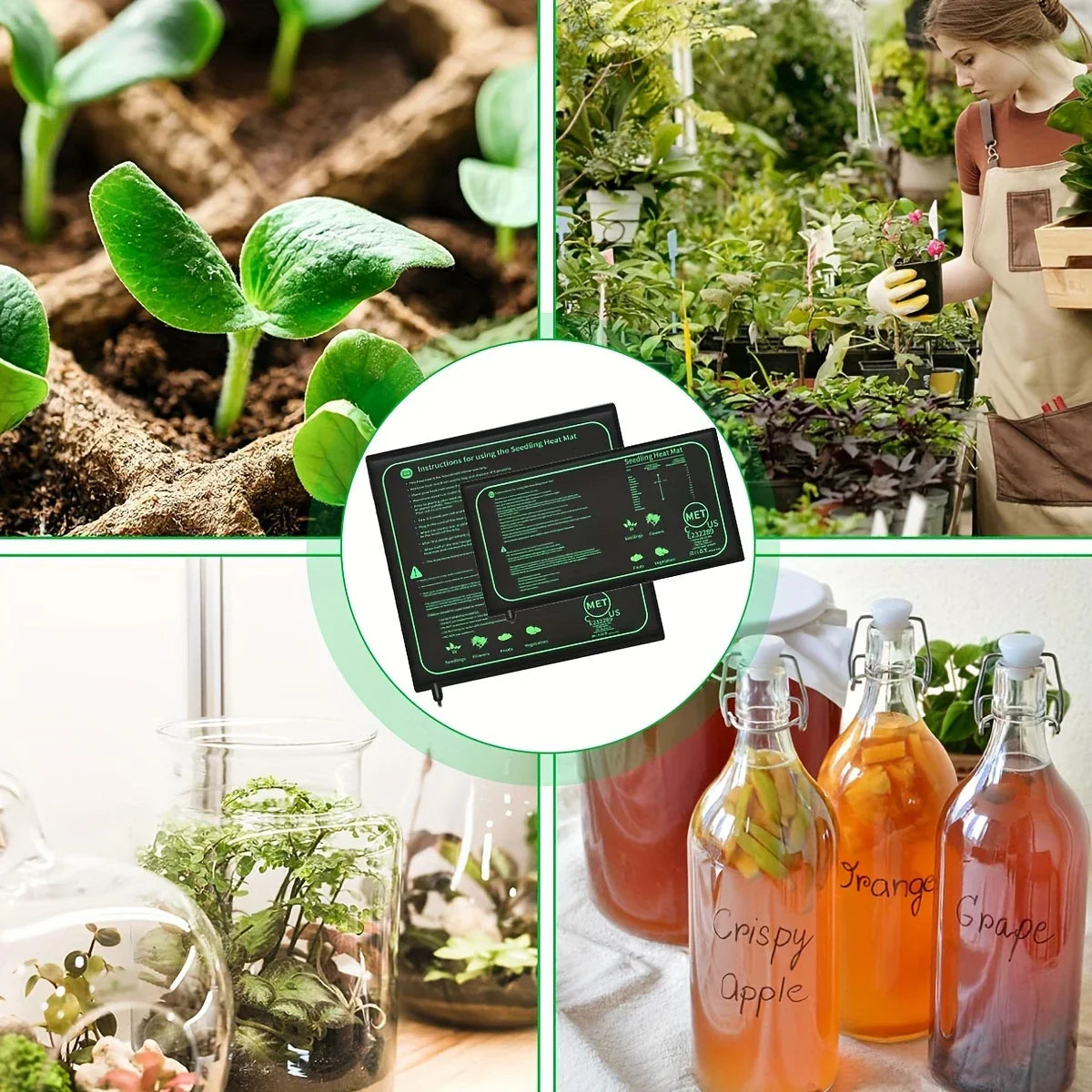 Skanto | Seedling Heat Mat – Temperature Control for Faster Germination and Growth