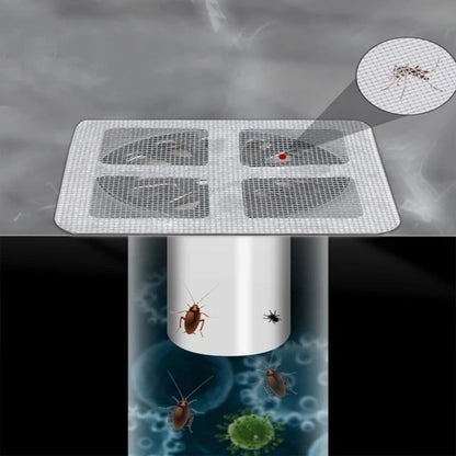 Disposable Drain Cover Stickers – Hair Catcher & Insect Blocker Bowlift