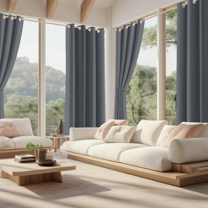 Outdoor Curtain Waterproof with Grommets | Skanto